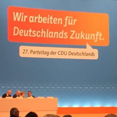 Wir arbeiten f�r Deutschlands Zukunft: Unser Spitzendkandidat der CDU BW Guido Wolf im Gespr�ch mit der Bundesvorsitzenden und Bundeskanzlerin Dr. Angela Merkel