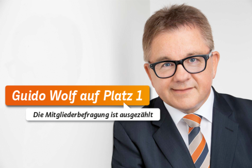 Landtagsprsident Guido Wolf wird Spitzenkandidat (Bild: CDU-BW)